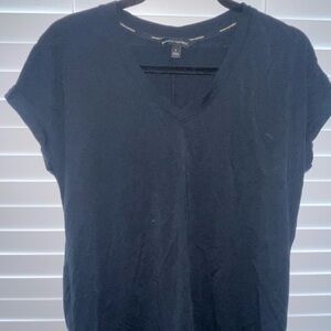 Banana republic black cap sleeve top